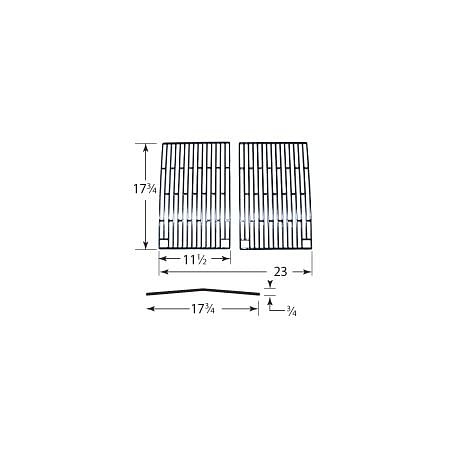 Perfect Flame 720-0522 Gloss Cast Iron Cooking Grid Replacement Part 